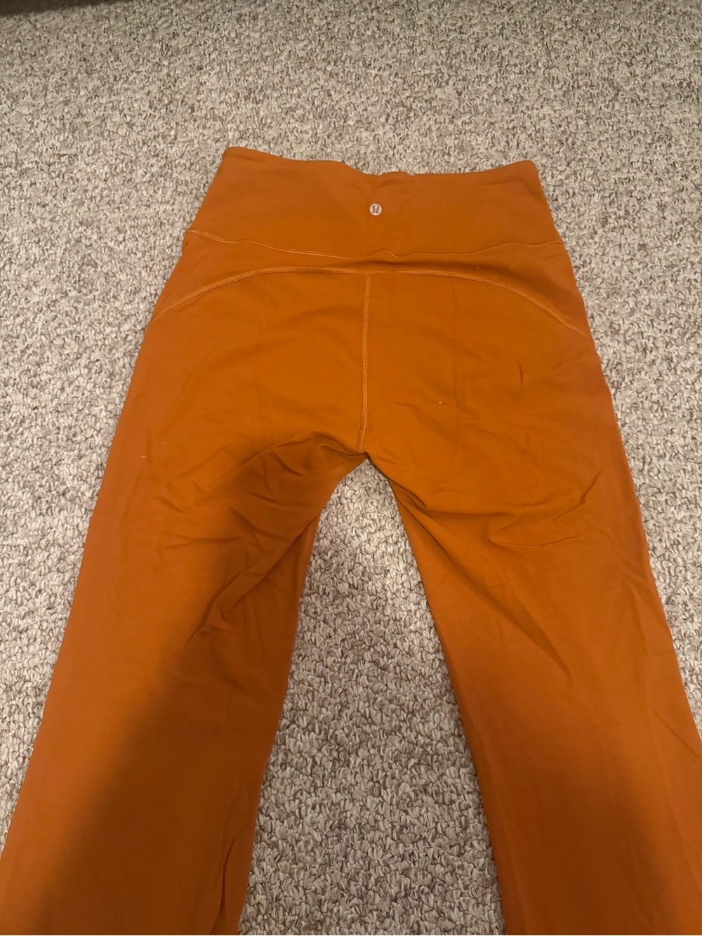 lululemon Groove Super-High-Rise Flared Pant — Roasted Orange - Picture 4 of 5